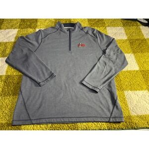Tommy Bahama NFL Super Bowl LVI White Glove Liaison 1/4 Zip Pullover Blue XL